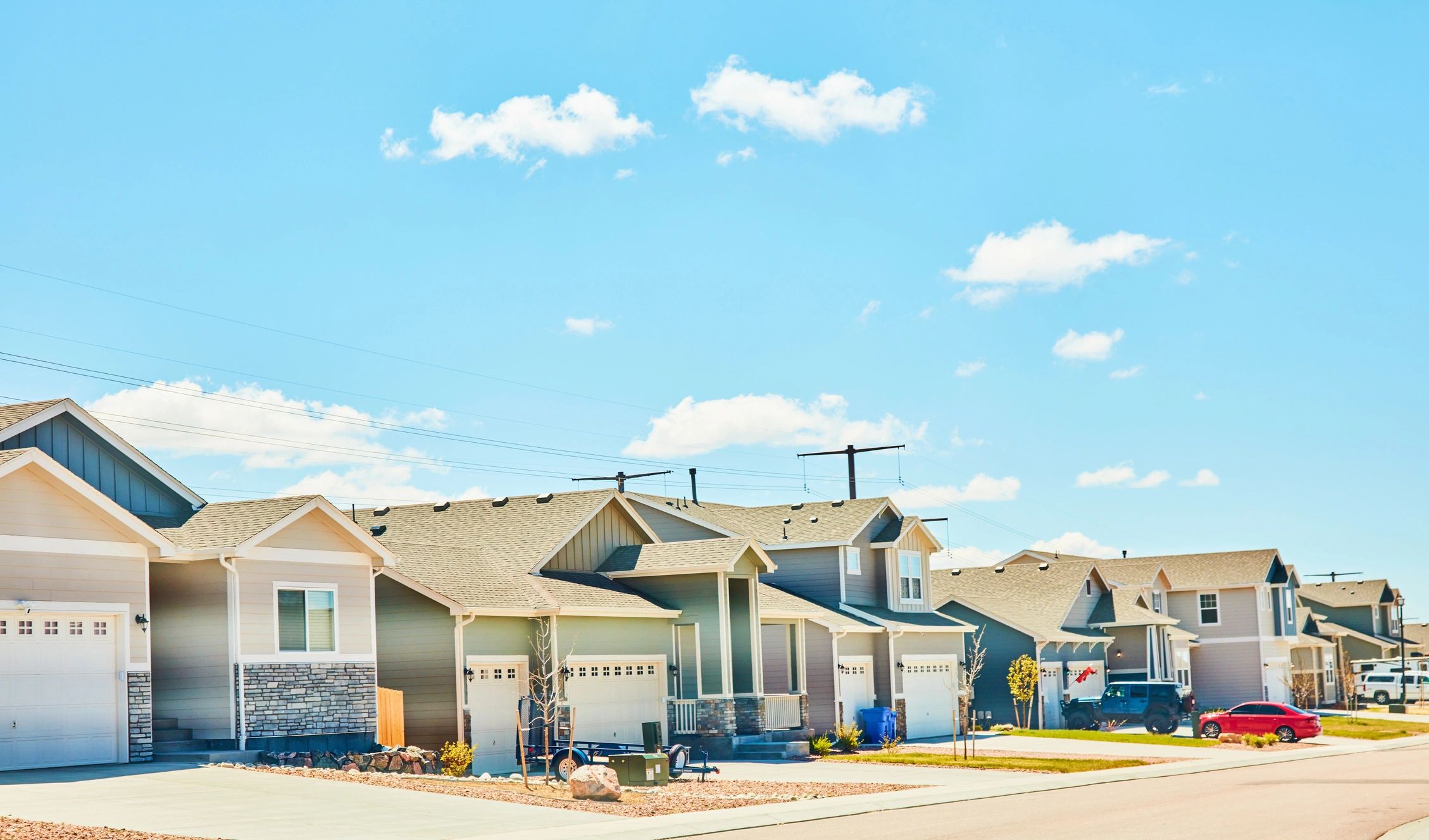 Collection of modern new homes