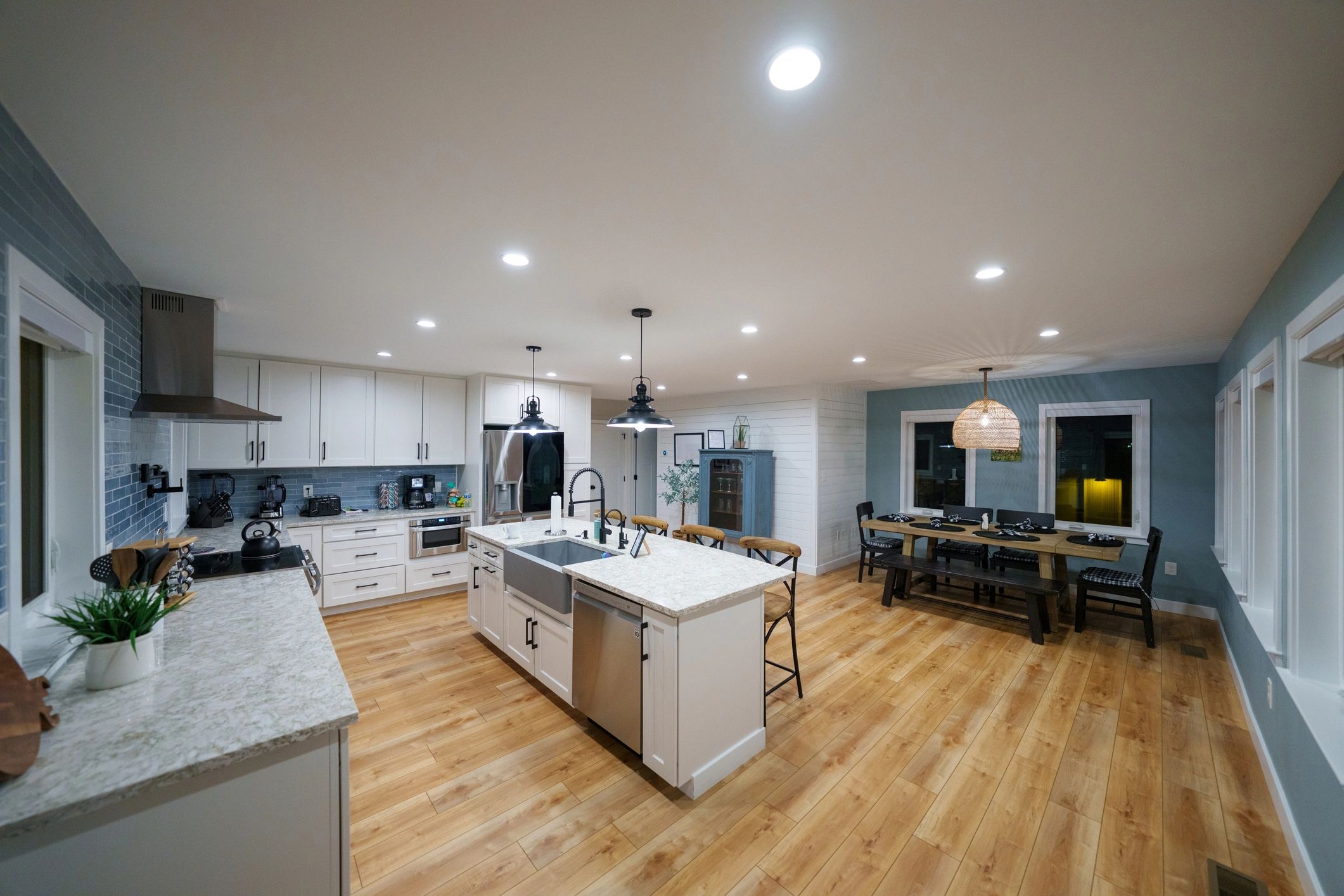 Luxury home kitchen interior